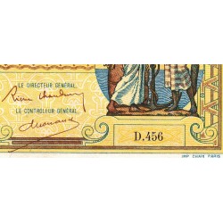 Madagascar - Pick 37b - 20 francs - Série D.456 - 1937 - Etat : SUP+