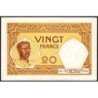 Madagascar - Pick 37b - 20 francs - Série B.488 - 1937 - Etat : TTB+