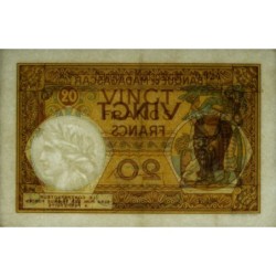 Madagascar - Pick 37b - 20 francs - Série E.488 - 1937 - Etat : TTB