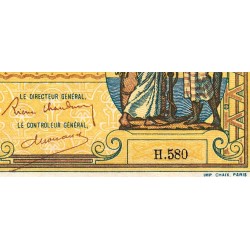 Madagascar - Pick 37b - 20 francs - Série H.580 - 1937 - Etat : TTB