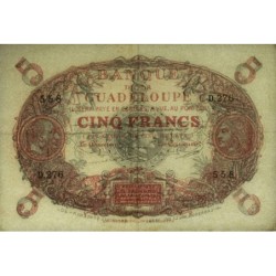 Guadeloupe - Pick 7r - 5 francs - Série F.310 - 1945 - Etat : TTB+