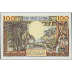 Tchad - Afrique Equatoriale - Pick 3a - 100 francs - Série R.10 - 1963 - Etat : TTB