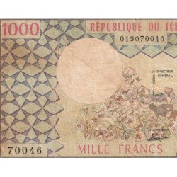 Tchad - Pick 3b - 1'000 francs - Série Q.8 - 1977 - Etat : TB-