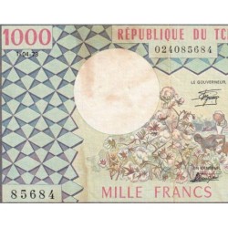 Tchad - Pick 3c - 1'000 francs - Série Q.10 - 01/04/1978 - Etat : TB