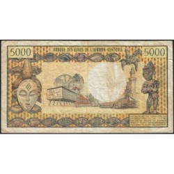 Tchad - Pick 5b - 5'000 francs - Série A.3 - 1978 - Etat : TB