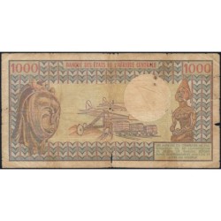 Tchad - Pick 7_1 - 1'000 francs - Série W.11 - 01/06/1980 - Etat : B