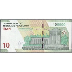 Iran - Pick 163a - 100'000 rials / 10 tomans - Série 4/3 - 2019 - Etat : NEUF