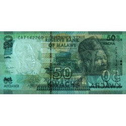 Malawi - Pick 64g - 50 kwacha - Série CA - 01/01/2020 - Etat : NEUF