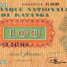 Katanga - Pick 8a - 100 francs - 31/10/1960 - Série GX - Etat : TTB+