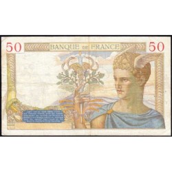 F 17-15 - 29/08/1935 - 50 francs - Cérès - Série A.2731 - Etat : TB+