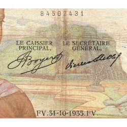 F 17-19 - 31/10/1935 - 50 francs - Cérès - Série C.3381 - Etat : B+