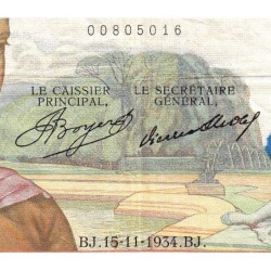F 17-01 - 15/11/1934 - 50 francs - Cérès - Série F.33 - Etat : TB+