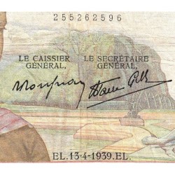 F 18-25 - 13/04/1939 - 50 francs - Cérès modifié - Série N.10211 - Etat : TB+