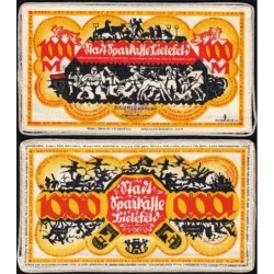 Allemagne - Notgeld - Bielefeld - 1'000 mark - 15/12/1922 - Billet en lin - Etat : pr.NEUF