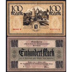 Allemagne - Notgeld - Bautzen - 100 mark - Série B - 15/10/1922 - Etat : TTB