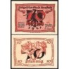 Allemagne - Notgeld - Arnstadt - 10 pfennig - Lettres st - 1921 - Etat : pr.NEUF