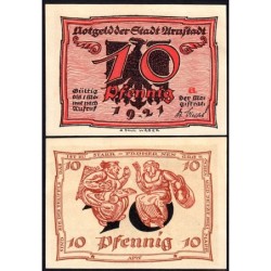 Allemagne - Notgeld - Arnstadt - 10 pfennig - Lettre a - 1921 - Etat : SUP
