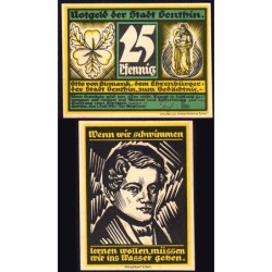 Allemagne - Notgeld - Genthin - 25 pfennig - 01/07/1921 - Etat : NEUF