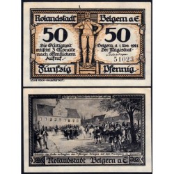 Allemagne - Notgeld - Belgern - 50 pfennig - 01/11/1921 - Etat : SPL+