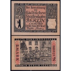 Allemagne - Notgeld - Berlin - 2 mark - Type 8 - 01/03/1922 - Etat : SUP+