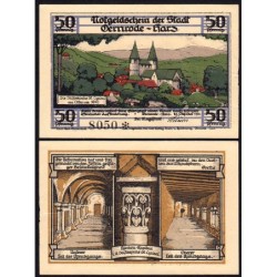 Allemagne - Notgeld - Gernrode - 50 pfennig - Type 1 - 21/10/1921 - Etat : TB+