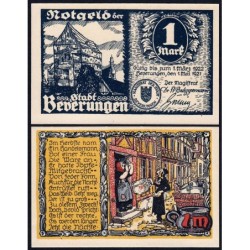 Allemagne - Notgeld - Beverungen - 1 mark - Type 1 - 01/05/1921 - Etat : NEUF