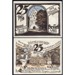 Allemagne - Notgeld - Brüel - 25 pfennig - 05/1922 - Etat : NEUF