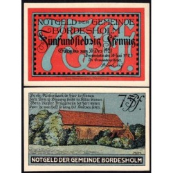 Allemagne - Notgeld - Bordesholm - 75 pfennig - Type 1 - 30/06/1921 - Etat : NEUF