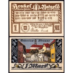 Allemagne - Notgeld - Brakel - 1 mark - Série 3 - Type 1 - 01/06/1921 - Etat : SPL