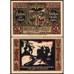 Allemagne - Notgeld - Fürstenwalde - 50 pfennig - Type 2 - 1921 - Etat : SUP