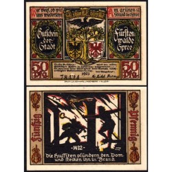 Allemagne - Notgeld - Fürstenwalde - 50 pfennig - Type 3 - 1921 - Etat : NEUF