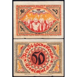 Allemagne - Notgeld - Bielefeld - 50 millions mark - 25/09/1923 - Etat : TTB