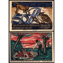 Allemagne - Notgeld - Kneitlingen - 50 pfennig - Type 1a - Série 2a - 01/07/1921 - Etat : NEUF