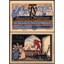 Allemagne - Notgeld - Kneitlingen - 75 pfennig - Type 1a - Série 1d - 01/07/1921 - Etat : SPL+