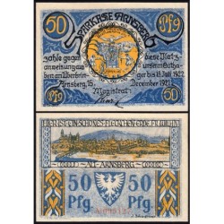 Allemagne - Notgeld - Arnsberg - 50 pfennig - Série 1 - 15/12/1921 - Etat : NEUF