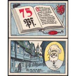 Allemagne - Notgeld - Braunschweig Volksbibliothek - 75 pfennig - 1921 - Etat : SPL