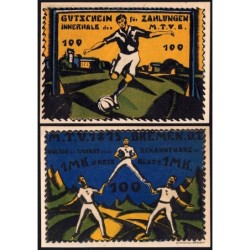 Allemagne - Notgeld - Bremen - Club sport - 1 mark - Type 1b - 1922 - Etat : pr.NEUF