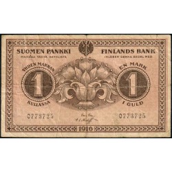 Finlande - Pick 19_2 - 1 markka kullassa - 1916 - Etat : TB-