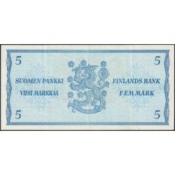 Finlande - Pick 99a_23 - 5 markka - série Ö - 1963 - Etat : TTB+