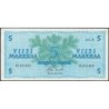 Finlande - Pick 103a_29 - 5 markkaa - Litt. A - Série B - 1963 (1976) - Etat : TB+