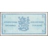 Finlande - Pick 103a_29 - 5 markkaa - Litt. A - Série B - 1963 (1976) - Etat : TB+