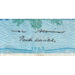 Finlande - Pick 103a_69 - 5 markkaa - Litt. A - Série M - 1963 (1976) - Etat : TB+