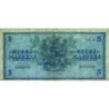 Finlande - Pick 103a_69 - 5 markkaa - Litt. A - Série M - 1963 (1976) - Etat : TB+