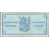 Finlande - Pick 103r_29 (remplacement) - 5 markkaa - Litt. A - Série F - 1963 (1976) - Etat : TB+