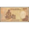 Tchad - Pick 9a_2 - 500 francs - Série J.02 - 01/01/1986 - Etat : B+