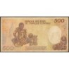 Tchad - Pick 9a_2 - 500 francs - Série J.02 - 01/01/1986 - Etat : B+