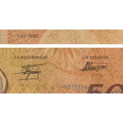 Tchad - Pick 9a_2 - 500 francs - Série K.02 - 01/01/1986 - Etat : B