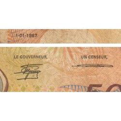 Tchad - Pick 9b - 500 francs - Série X.02 - 01/01/1987 - Etat : B