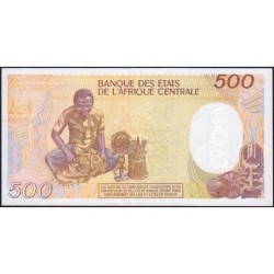 Tchad - Pick 9c - 500 francs - Série Z.03 - 01/01/1990 - Etat : SUP