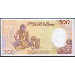 Tchad - Pick 9c - 500 francs - Série A.04 - 01/01/1990 - Etat : NEUF